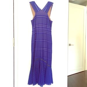 Tracy Reese Blue Mermaid Style Dress SOLD
